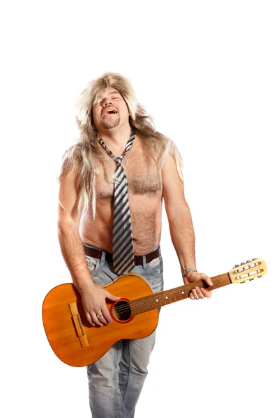 Old school rock star — Stock Photo, Image