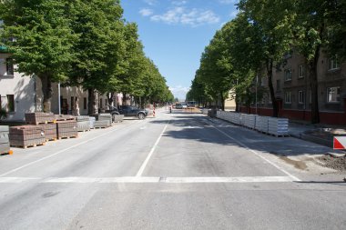 Şehir sokak onarım