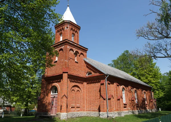 Евангелическо-лютеранская церковь Микельторниса — стоковое фото