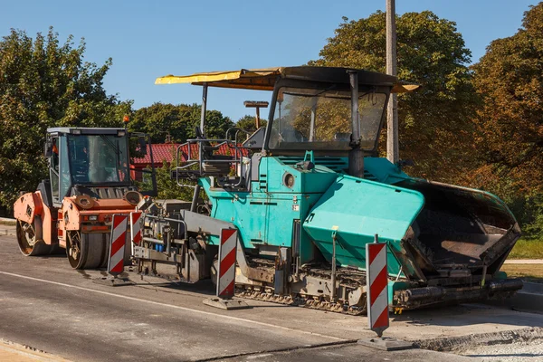 Máquinas de pavimentación de asfalto —  Fotos de Stock