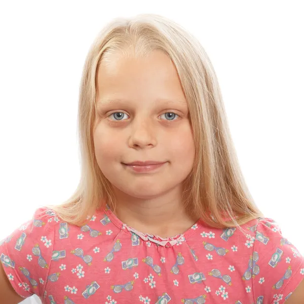 Young blond girl — Stock Photo, Image