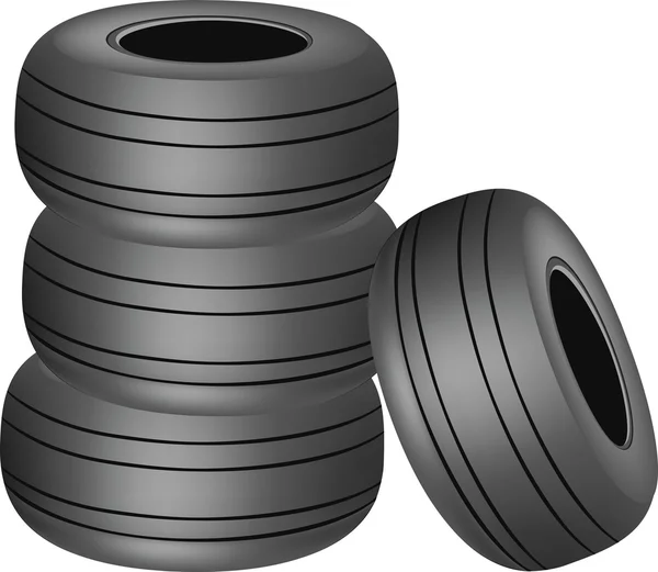 Těžké pneumatiky — Stockový vektor