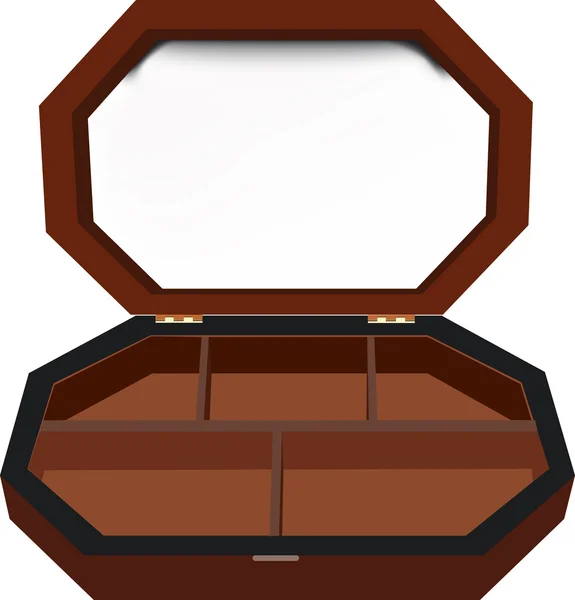 Box för smycken — Stock vektor