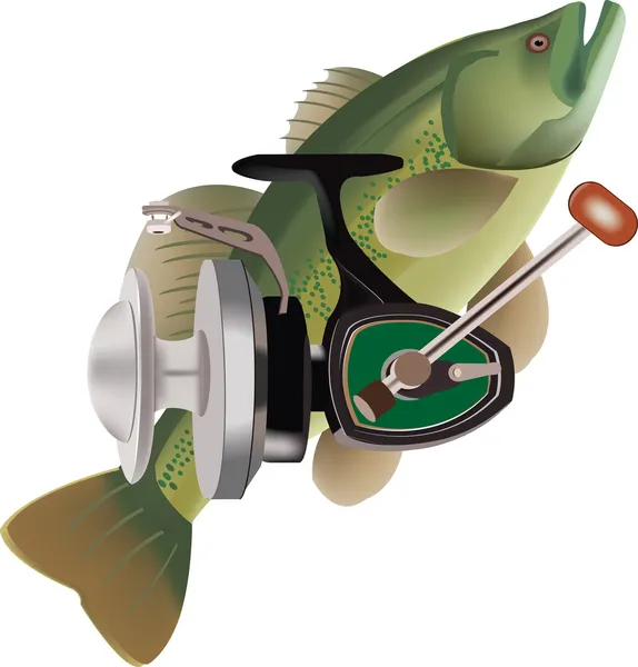 Pêche sportive — Image vectorielle