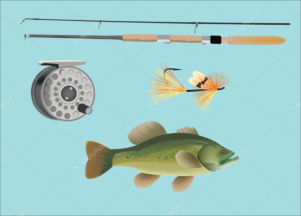 Fishing tackle Stock Vector Image by ©stanga190 #38192203