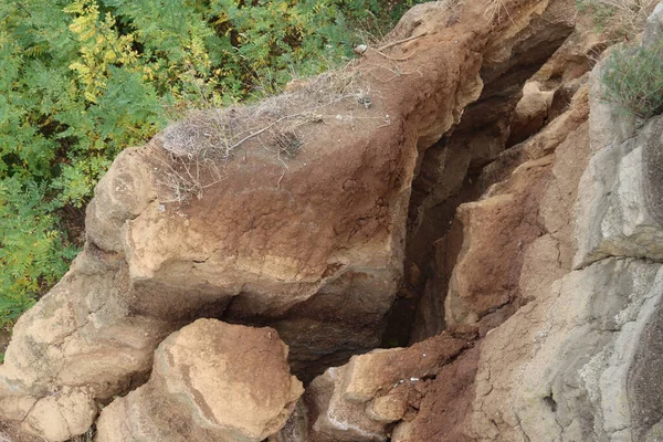 Civita Bagnoregio Lazio Italia Erosión Roca Friable —  Fotos de Stock