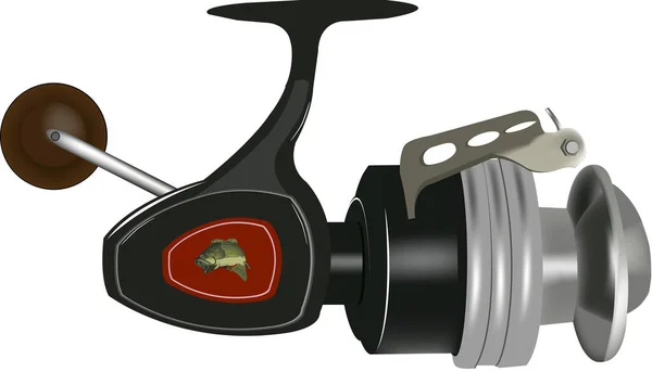 Accesorios Para Pesca Deportiva Spinning Reel Sport — Vector de stock