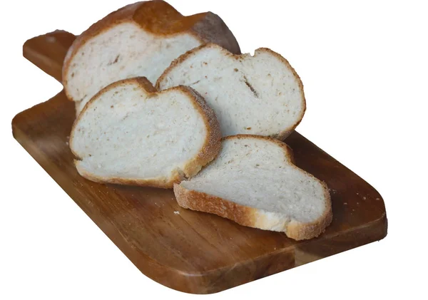 Biały Chleb Przetworzony Koszyku — Zdjęcie stockowe