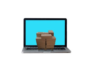 purchase and ordering by computer pallet of goods