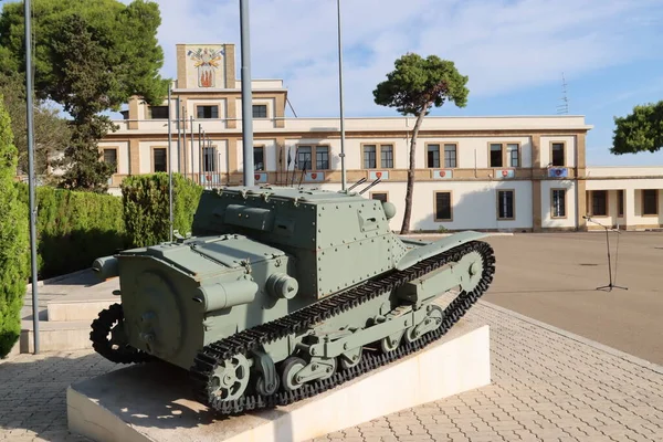 Depot Military Tanks Forecourt Barracks — стоковое фото