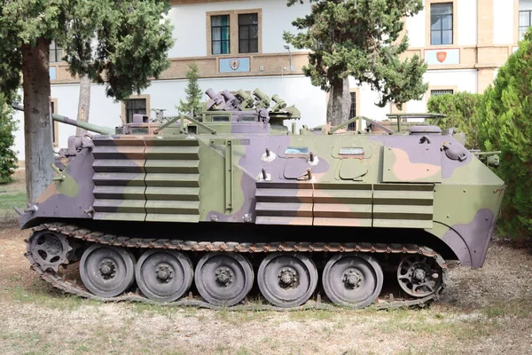 Depot Military Tanks Forecourt Barracks — Fotografia de Stock
