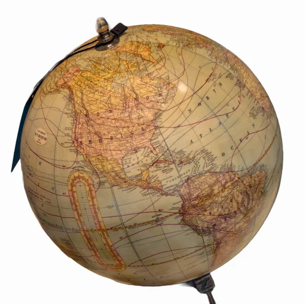 Geographic Globe Image Americas — Stock Photo, Image