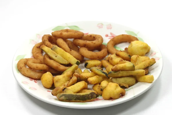 Mixed Patellate Fried Vegetables — Stock Photo, Image