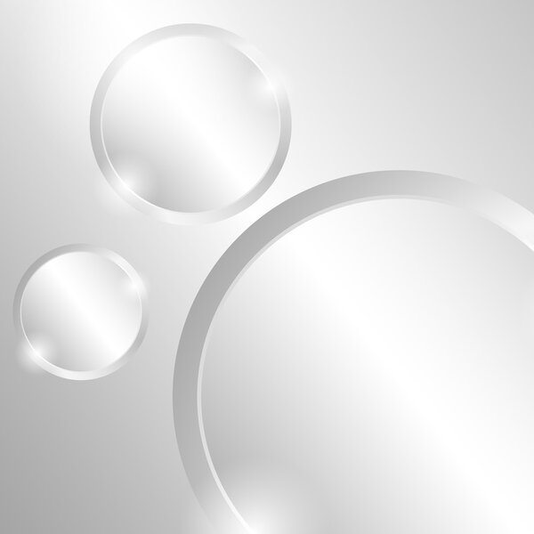 Metal background with circles