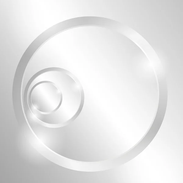 Metall bakgrund med cirklar — Stock vektor