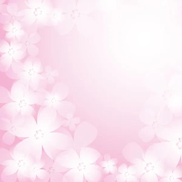 Bonito fundo flor rosa. — Vetor de Stock