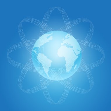 İnternet ve dünya sembolü