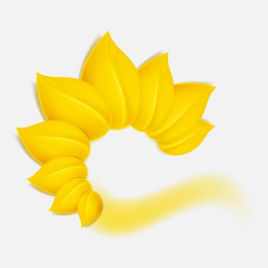 Sarı yapraklar ile sonbahar arka plan.