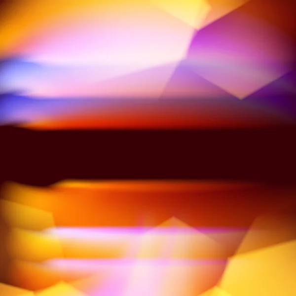 Fond de feu de flamme abstrait avec des éléments hexagonaux — Image vectorielle