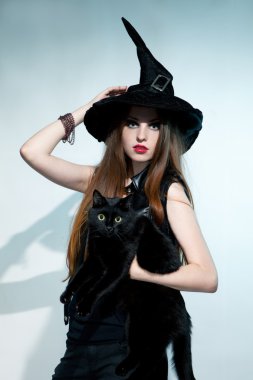 Kara kedi ile güzel cadı