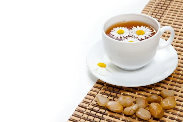 Травяной ромашковый чай — стоковое фото