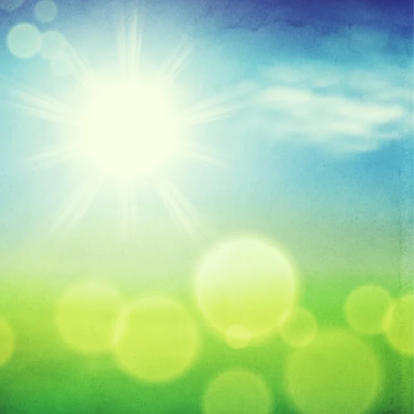 Kesällä auringonpaiste tausta — kuvapankkivalokuva
