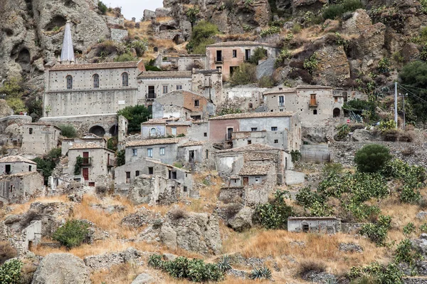 pentedattilo, hayalet kasaba Calabria, Güney İtalya