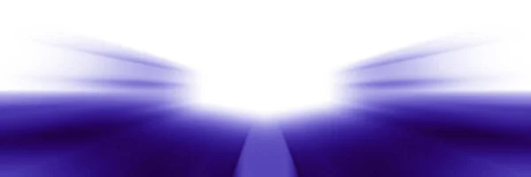 Dynamic Blue Beams Flash Space Going Perspective — Stock Photo, Image