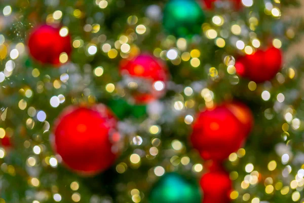 Vacker Bokeh Effekt Suddig Ljus Festlig Jul Bakgrund — Stockfoto
