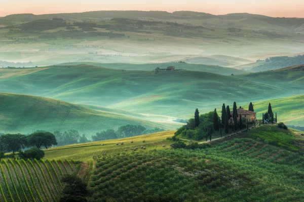 El paisaje toscano — Foto de Stock