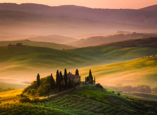 El paisaje toscano — Foto de Stock