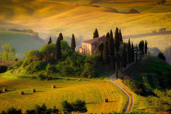 Ferme et collines — Photo