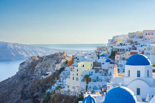Hämmästyttävä Santorini, Oia kylä, Kreikka — kuvapankkivalokuva