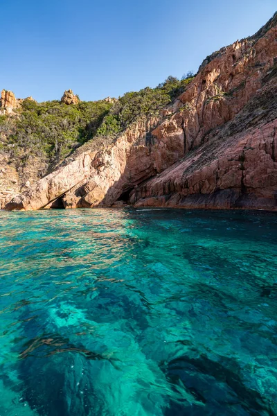 Scandolan luonnonpuisto, Korsikan saari. Merimaisema, Etelä-Ranska — kuvapankkivalokuva