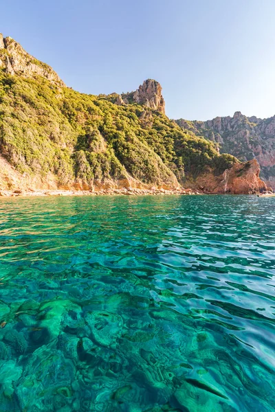 Природный Заповедник Скандола Остров Корсика Морской Пейзаж Франции Высокое Качество — стоковое фото