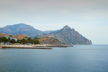 Kırım. Koktebel. deniz manzara.
