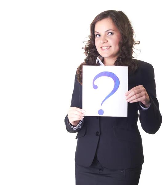 soru işareti holding iş kadını