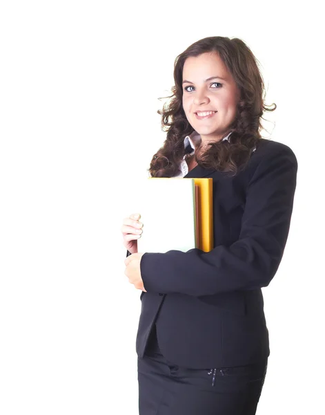 Beautiful girl with books — Stock Photo, Image