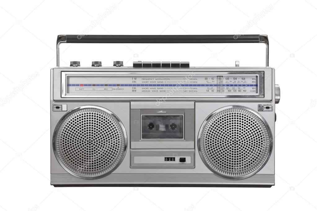 Vintage Ghetto Blaster Portable Radio Cassette Stock Photo by ©trekandshoot  16183817