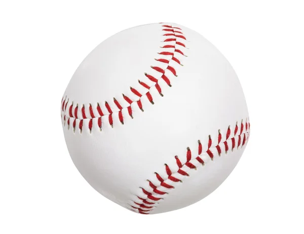 Nové baseballové izolované s ořezovou cestou — Stock fotografie