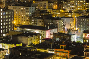 Chinatown downtown san francisco gece