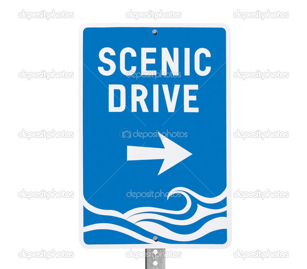 Coastal Scenic Drive Surf Beach Sign