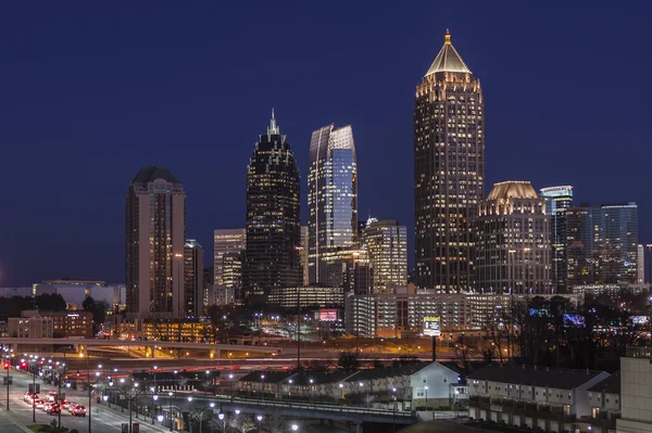Crépuscule d'Atlanta Midtown — Photo
