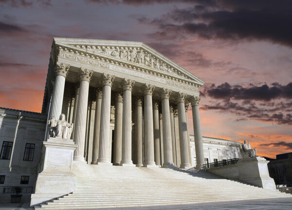 Supreme Court Washington DC Dawn Sky