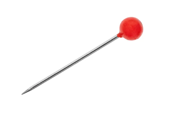 Red Pin Macro Detail — Stock Photo, Image