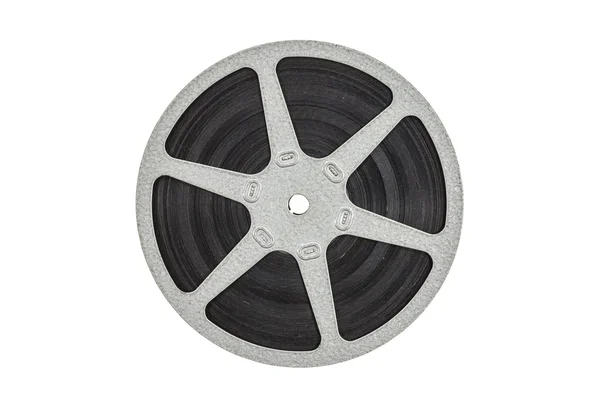 Old Metal Film Reel Isolated — Stock Photo, Image