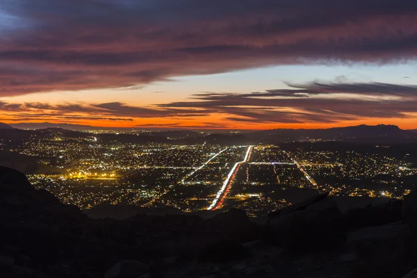 Simi valley natt — Stockfoto