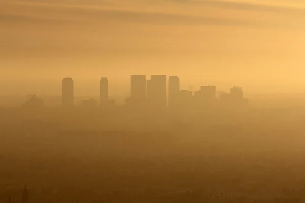 Batı la smog — Stok fotoğraf