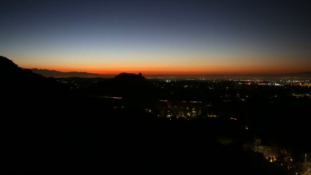 Salida del sol en Stoney Point - Los Ángeles — Vídeo de stock