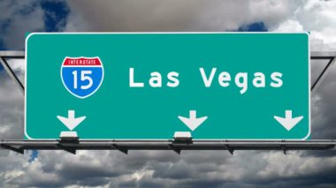 Las vegas interstate 15 fwy teken time-lapse